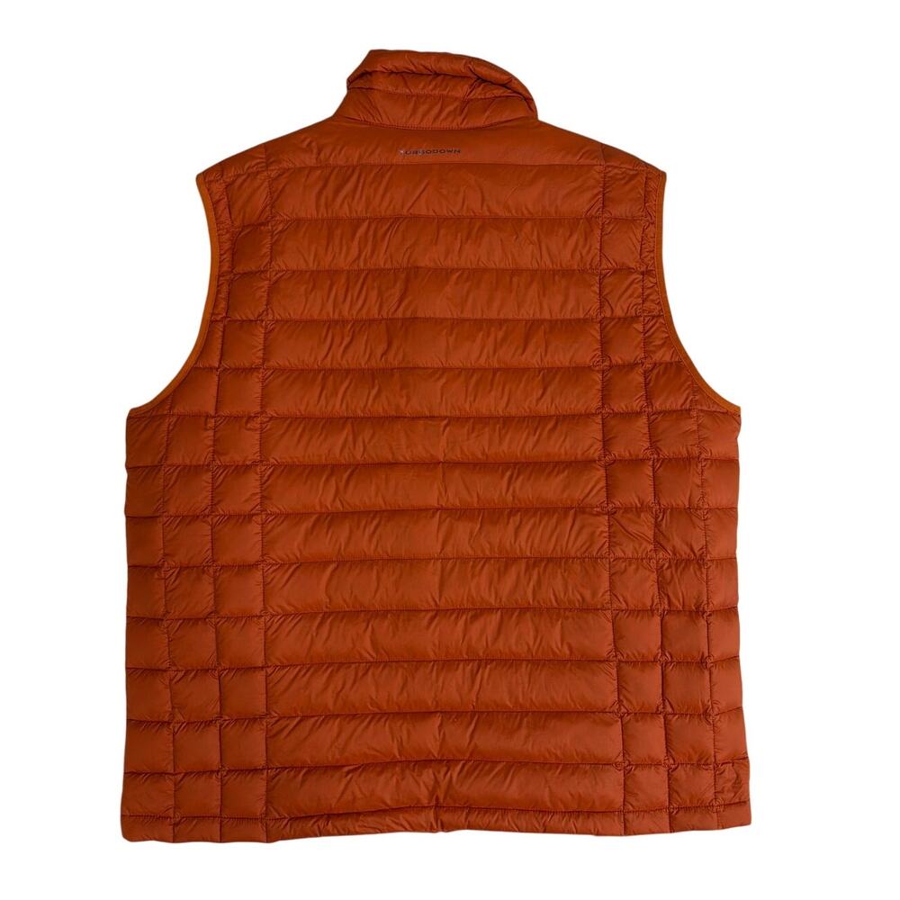 Columbia Puffer Vest Men’s Orange 590TD Omni Heat TurboDown Vest Size XL - Picture 2 of 8